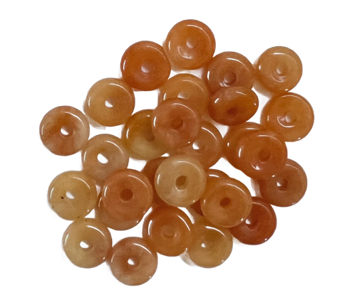 Glass Spacer Beads- Kinda Caramel - (28 per pkg)