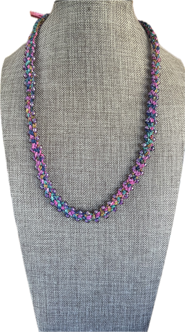 "******8-strand Jubilee Ribbon Kusari Tsunagi Edge Bead Necklace Kit" - Magical