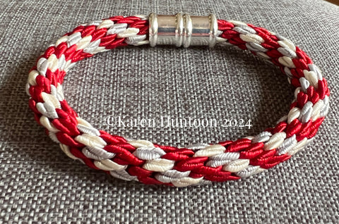*8-strand Kongoh Gumi Luxury Italian Soutache Bracelet Kit - #15