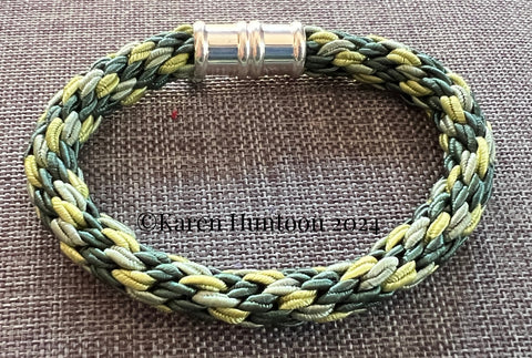 *8-strand Kongoh Gumi Luxury Italian Soutache Bracelet Kit - #10