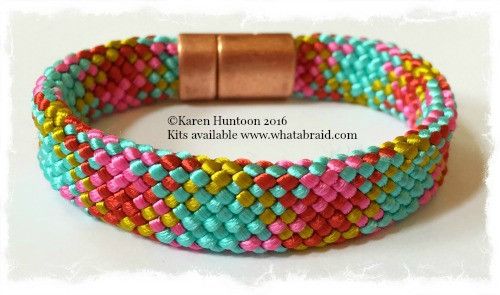 20-Strand Naiki Gumi  "Flat" Bracelet (Click for more colors)