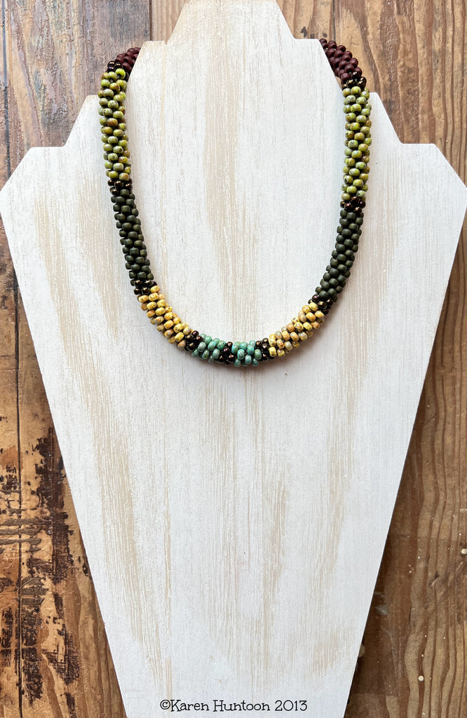 6/0 Beaded "Painting with Beads" Necklace Kit - Picasso #10