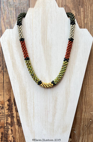 6/0 Beaded "Painting with Beads" Necklace Kit - Picasso #9