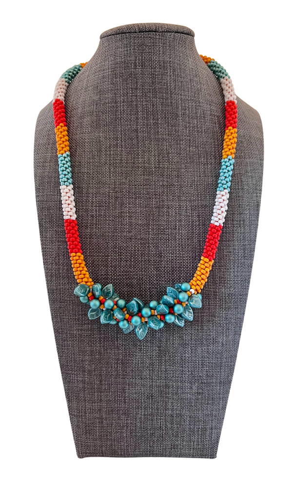 Great Pretenders Beaded Bubblegum Necklace & Bracelet Set