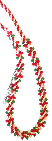 8-strand Christmas-Holiday Edge Bead Necklace Kit