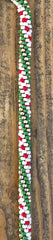 8/0 Beaded Christmas - Holiday Spiral Kumihimo Necklace with Magnetic Clasp - Click to see all 3 colorways!