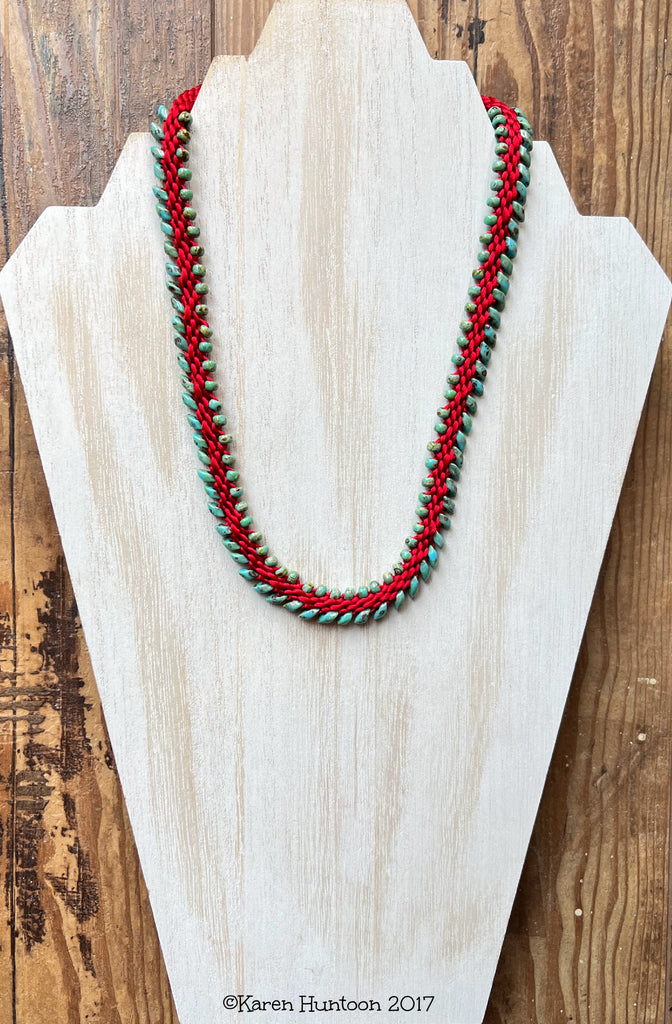 Magatama on sale beads necklace