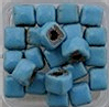 Porcelain Box Beads - Turquoise