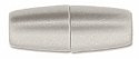 Magnetic Clasp "Acrylic" - 6.25mm Hole, Steel Matte