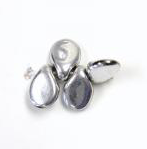 Pip Beads - Silver