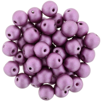 Bauble Beads, 6mm Top Drilled - Magenta