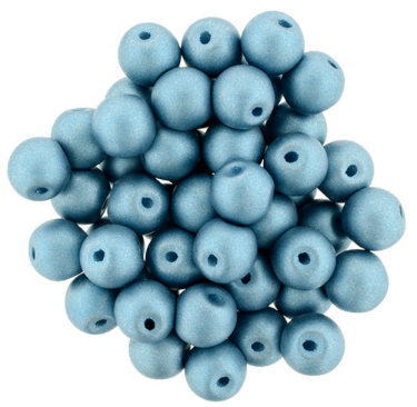 Bauble Beads, 6mm Top Drilled  - Arctic Blue