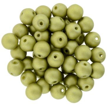 Bauble Beads, 6mm Top Drilled - Chartreuse
