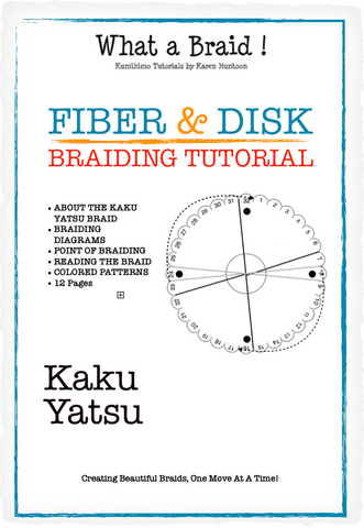 Instant Download Tutorial - Kaku Yatsu Braid Structure - 12 pages - Fiber & Disk